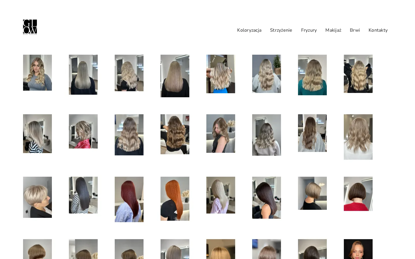 Glow Beauty Salon / Web
